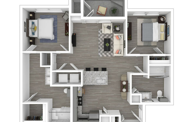 2 beds, 1 bath, 951 sqft, $1,215