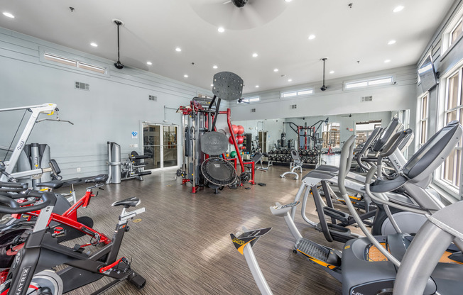 Fitness Center with Gym Equipment