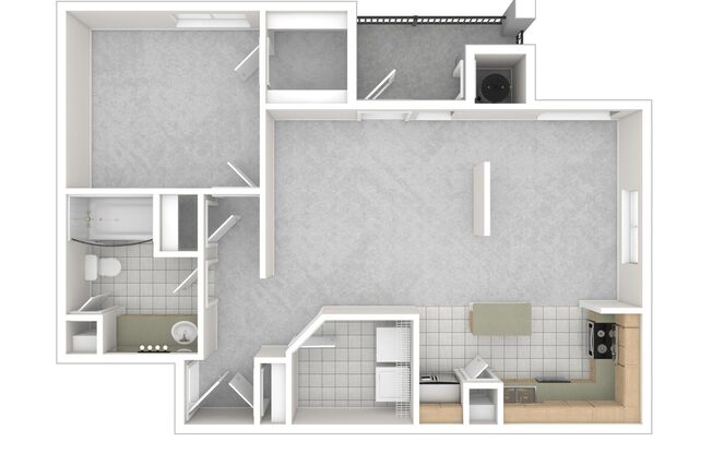 1 bed, 1 bath, 783 sqft, $1,195