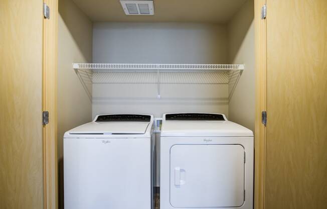 Washer and Dryer  Laundry Area
