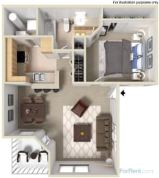 1 bed, 1 bath, 780 sqft, $1,415