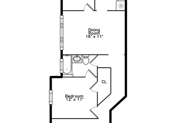 2 beds, 1 bath, $1,750, Unit 435-2S