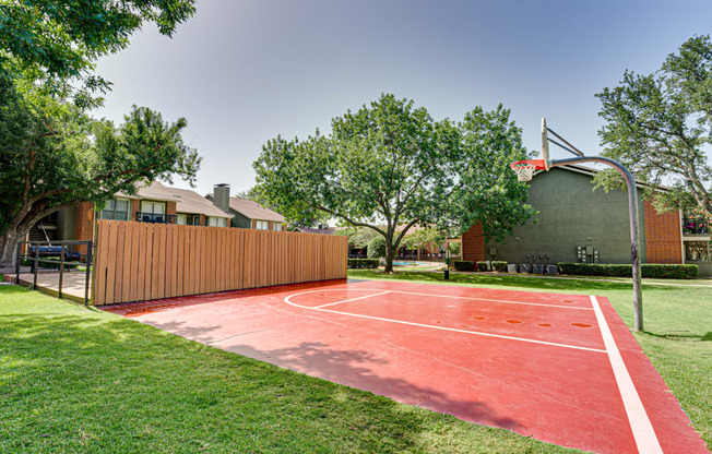 Full Outdoor Basketball Court at Bardin Oaks, Texas, 76018