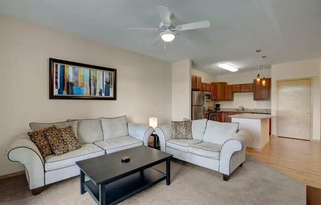 Van Buren Place Living Room