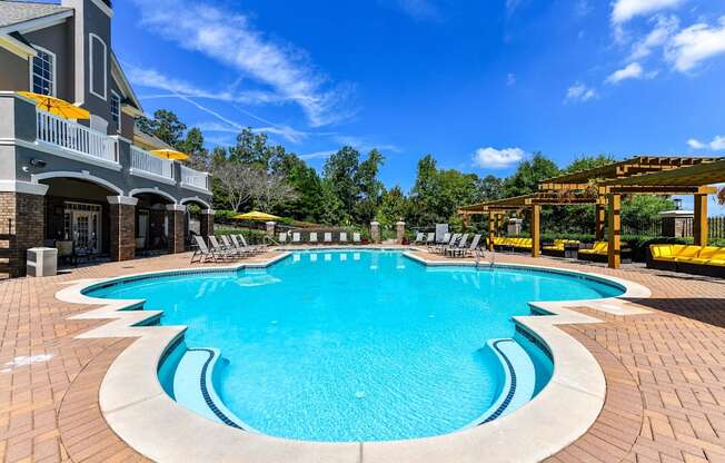 Resort-Style Swimming Pool at Elme Eagles Landing in Stockbridge, GA