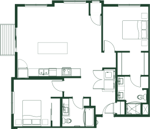 2 beds, 2 baths, 1,205 sqft, $2,254
