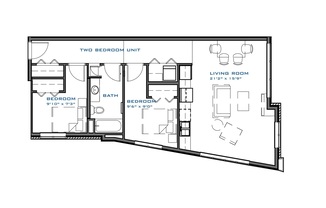 2 beds, 1 bath, 907 sqft, $2,500, Unit 310