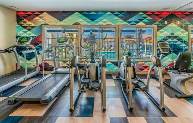 Fitness area at Prelude at the Park