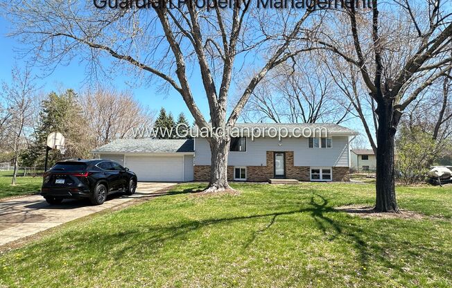 Champlin Single Family Home, Large Fenced Yard, Deck, 2 Car Garage,  Video Tour