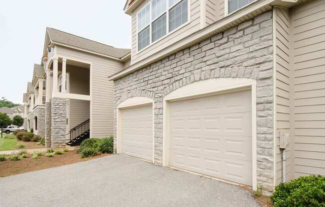 exterior of garages