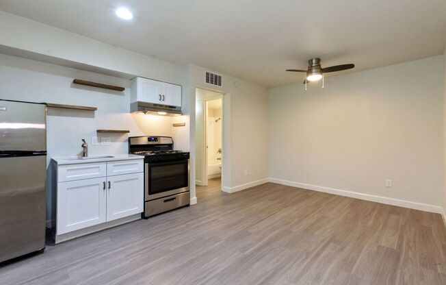 Studio, 1 bath, $1,175