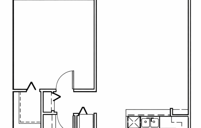 1 bed, 1 bath, 878 sqft, $1,725, Unit A-206