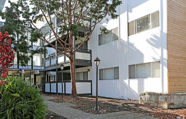 Garden style walkway patios and balconies