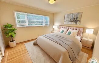 Spacious & Bright 2BR|1BA w/ One Garage Parking Spot Included