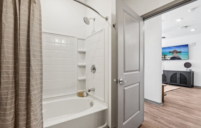 Bathroom With Bathtub at Stella Luxury Apartment Homes, San Tan Valley
