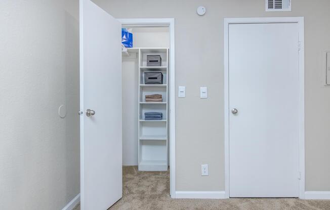 a refrigerator with the door open