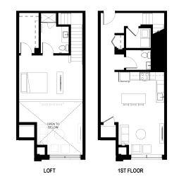 1 bed, 1.5 baths, 1,005 sqft, $2,395