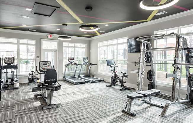 our state of the art gym is equipped with cardio machines and weights