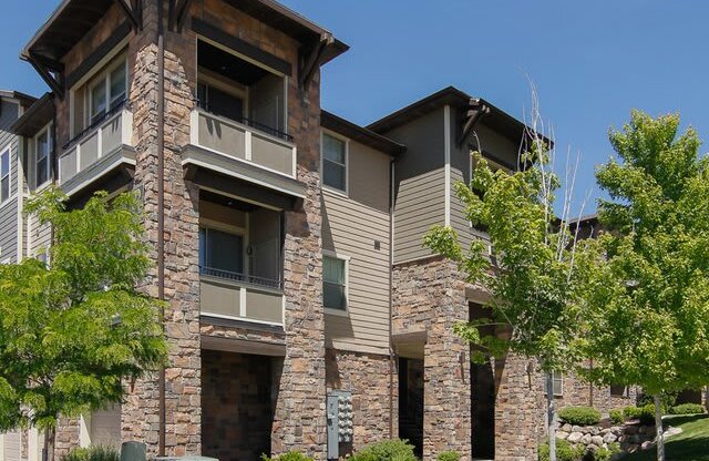 Elegant Exterior View at San Marino Apartments, Utah