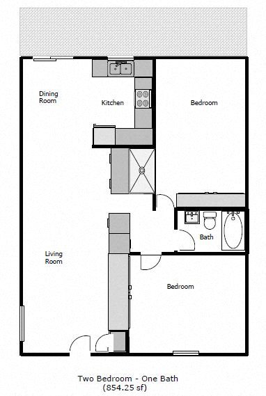2 beds, 1 bath, 880 sqft, $1,681