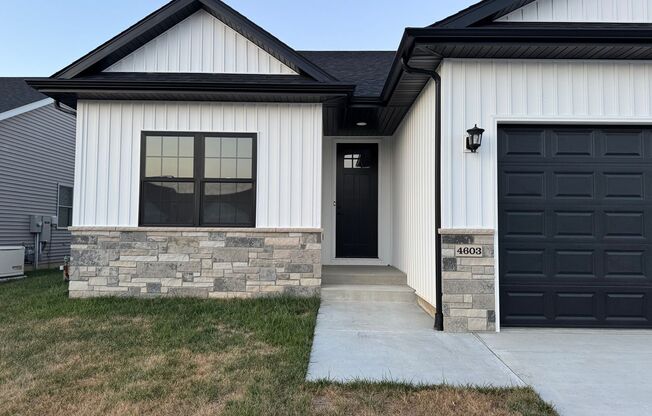 New Construction! West side location. 4br, 3bth, 2crg, Finished basement. All new stainless steel appliances. Next to Sangamon Valley Trails.