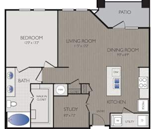 1 bed, 1 bath, 896 sqft, $1,870