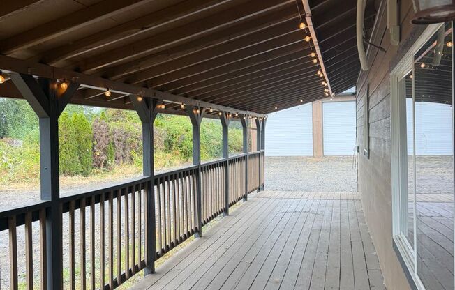 3 bedroom home with porch and shop!!