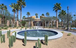 Courtyard Fountain at Medici Apartment Homes, California, 92203