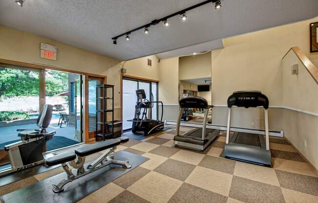 Eagle Ridge Fitness Center Equipment Apartments in Colorado Springs, CO