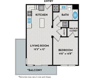 1 bed, 1 bath, 728 sqft, $2,530