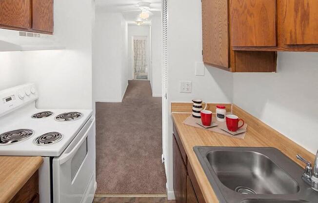 Fully-Equipped Kitchen in apartment