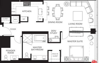 1 bed, 2 baths, 990 sqft, $4,700, Unit 28D
