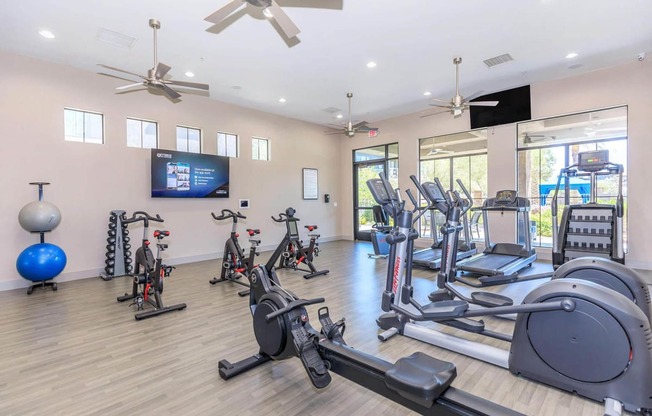 Fitness Center With Updated Equipment at The Paramount by Picerne, Nevada, 89123