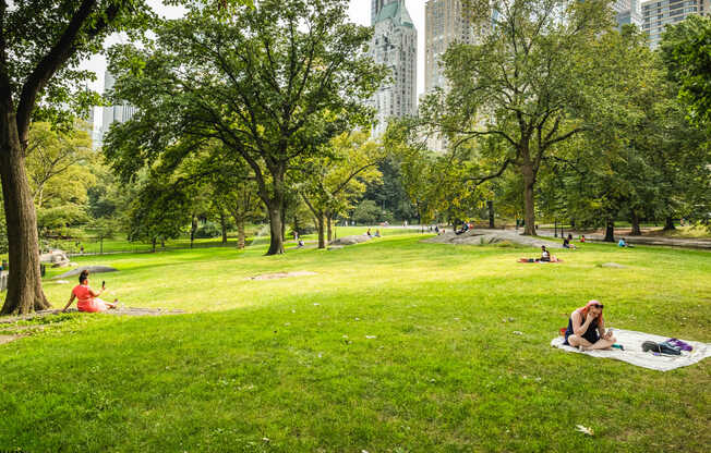 Retreat to Central Park for a relaxing break from the big city.
