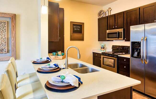 Apartment Kitchen 2 at Solace in Virginia Beach 23464