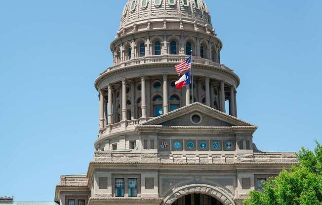 The Texas State Capitol in Austin, TX