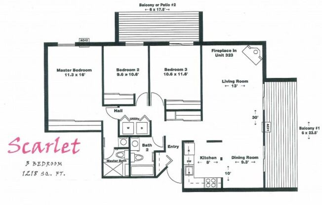 3 beds, 2 baths, 1,218 sqft, $1,650, Unit 211