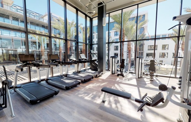 treadmill area in our fitness center