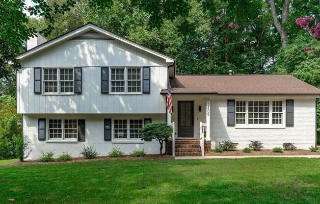 Newly Remodeled 3BD, 2.5BA Raleigh Home with a Fenced Yard & Two Decks in a Prime Location Near RDU, RTP, and UNC REX Hospital