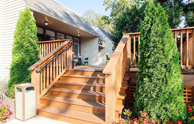 Apartment Clubhouse with Deck