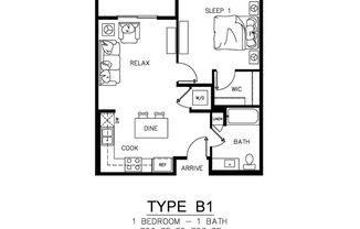 1 bed, 1 bath, $2,350, Unit 409