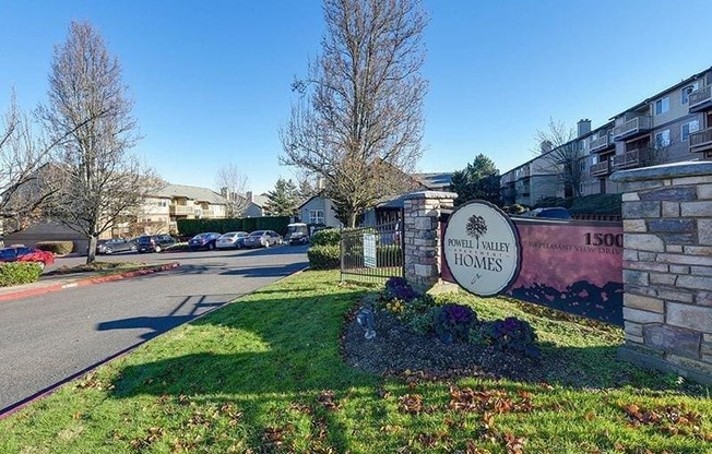 Powell Valley Apartment Homes Monument Sign