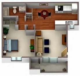 1 bed, 1 bath, 770 sqft, $1,325