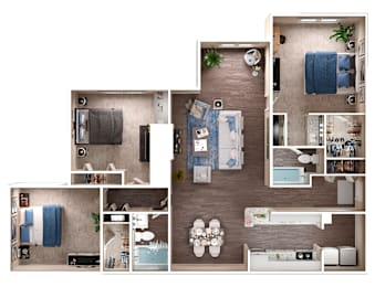 3 beds, 2 baths, 1,407 sqft, $2,310