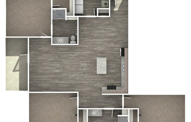 3 beds, 2 baths, 1,370 sqft, $2,040