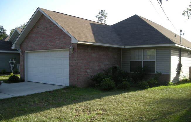 3BR/2BA home with 2 car garage and privacy fenced yard.