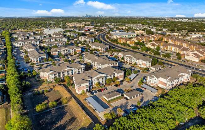 Drone View at Bridge at Southpark Meadows, Austin, 78748