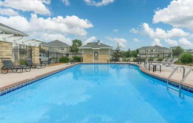 ENJOY THE SHIMMERING SWIMMING POOL
