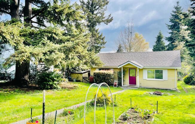 Tranquil West Seattle House with Large Yard/Garden!