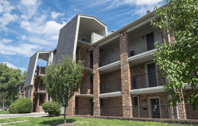 Apartment building and grounds